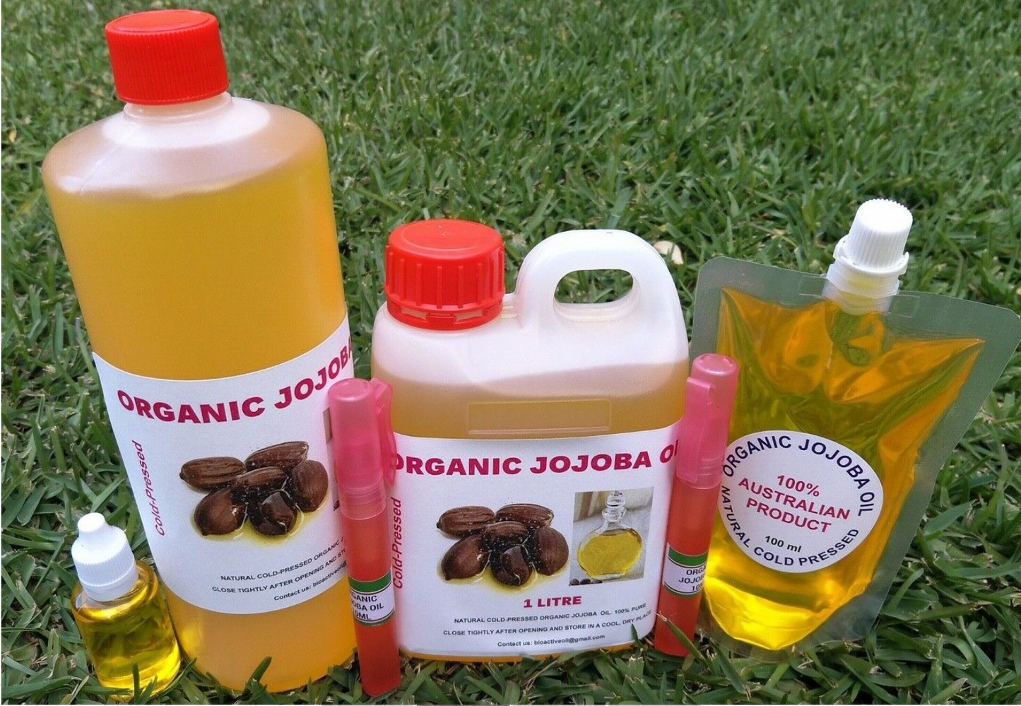 CHEAPEST ORGANIC JOJOBA OIL - FREE ARGAN OIL, ROSEHIP OIL, VITAMIN E, ALMOND OIL